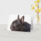Wenskaart van Bulldog Kaart (Gele Bloem)