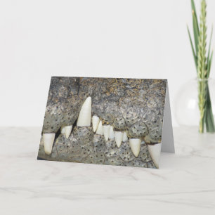 Wenskaart van Crocodile Teeth Kaart