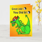 Wenskaart van de Bevordering van de Riem van de Kaart (Gele Bloem)