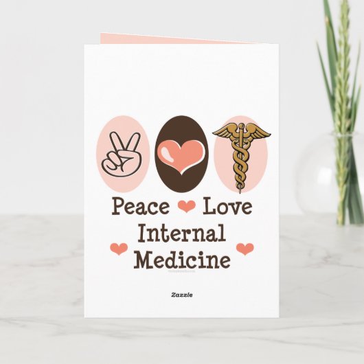 Wenskaart van de Geneeskunde van de Liefde van de Kaart (Achterkant)