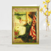 Wenskaart van de herdenkingsdag Kaart (Gele Bloem)