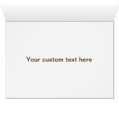 Wenskaart van de Italiaanse kruiden (Binenzijde Horizontaal (Onderkant))