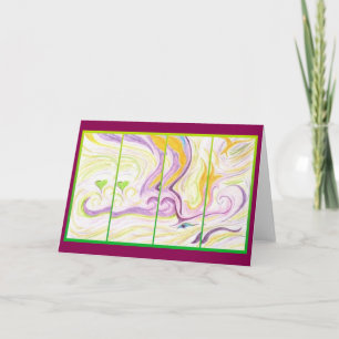 Wenskaart van de Kunst van de Liefde van de geest Kaart