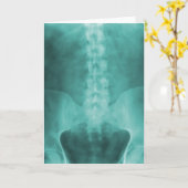 Wenskaart van de Kunst van de Röntgenstraal van Kaart (Gele Bloem)