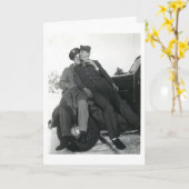 Wenskaart van de Militairen van de Homoseksuelen Kaart (Gele Bloem)