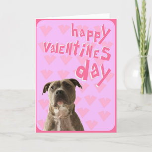Wenskaart van de Valentijnsdag van de Hond van de Feestdagen Kaart