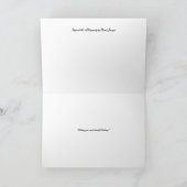 Wenskaart van de verjaardag met Petunia en waterdr Kaart (Binnen)