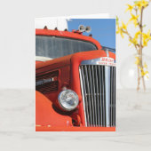  Wenskaart van de vuilniswagen Kaart (Gele Bloem)