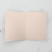 wenskaart van de wolf feestdagen kaart (Binnen)