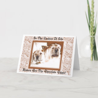 Wenskaart van de zusters kaart