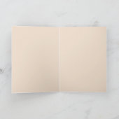 wenskaart van één pinguïn kaart (Binnen)