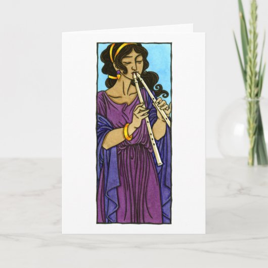 Wenskaart van Euterpe Kaart (Voorkant)