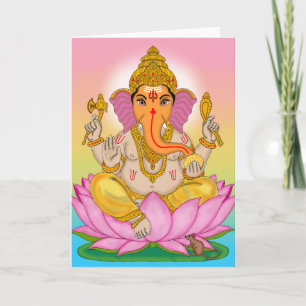 Wenskaart van Heer Ganesha Kaart