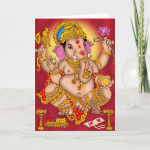 Wenskaart van Heer Ganesha Kaart