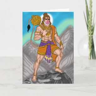 Wenskaart van Heer Hanuman Kaart
