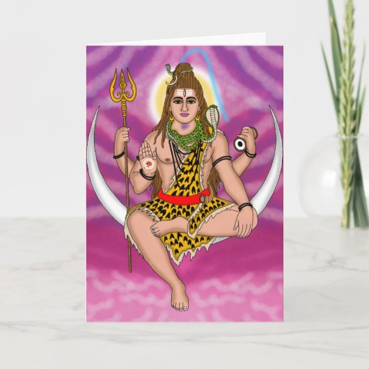 Wenskaart van Heer Shiva Kaart (Voorkant)