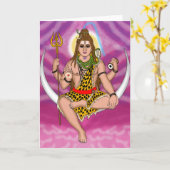 Wenskaart van Heer Shiva Kaart (Gele Bloem)
