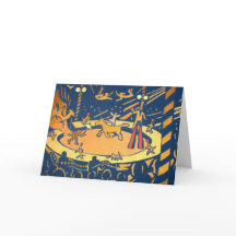 Wenskaart van het Kunstwerk van het circus het