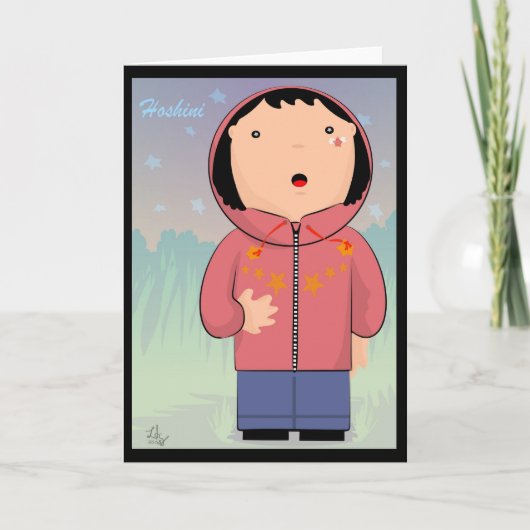 Wenskaart van Hoshini Kaart (Voorkant)