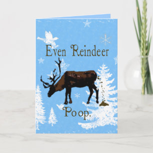 Wenskaart van Kerstmis van het Achterschip van het Feestdagen Kaart