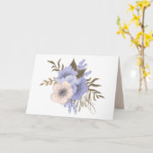 wenskaart van lentesbloemen kaart (Gele Bloem)