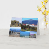 Wenskaart van Mount Washington Kaart (Gele Bloem)