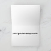 Wenskaart van Newfoundlander Kaart (Binnen)