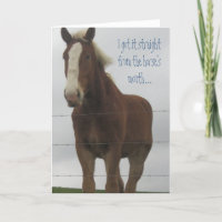 Wenskaart van paarden