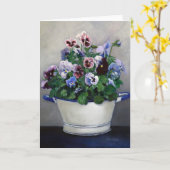 Wenskaart van Pansies Kaart (Gele Bloem)