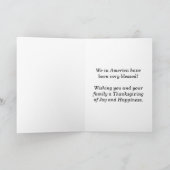 Wenskaart van pelgrim Kaart (Binnen)