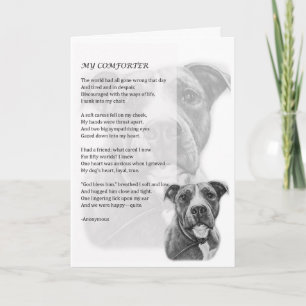 Wenskaart van Pit Bull Dog Lover Gift Kaart