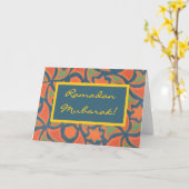 Wenskaart van Ramadan Mubarak Kaart (Gele Bloem)