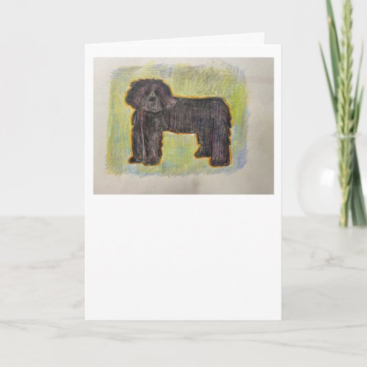 Wenskaart van schapenhond kaart (Voorkant)