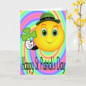 Wenskaart van St. Patrick Kaart (Gele Bloem)