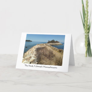 Wenskaart van The Knob, Falmouth MA Kaart