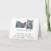 Wenskaart van Vernaza Kaart (Achterkant)