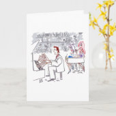 Wenskaart van vingers kaart (Gele Bloem)