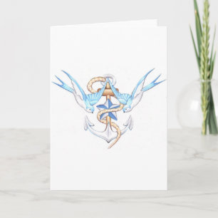wenskaart van vogels kaart