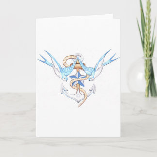 wenskaart van vogels kaart