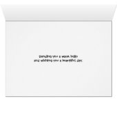 Wenskaart van zwarte schapen (Binnen Horizontaal (Onder))