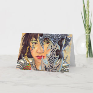 wenskaart "Velvet and Steel" Kaart