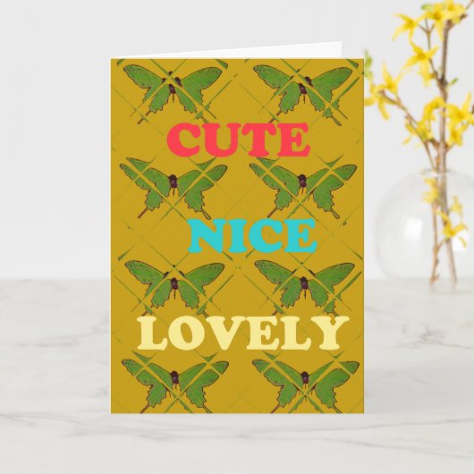 Wenskaart Verticale Sjabloon (Gele Bloem)