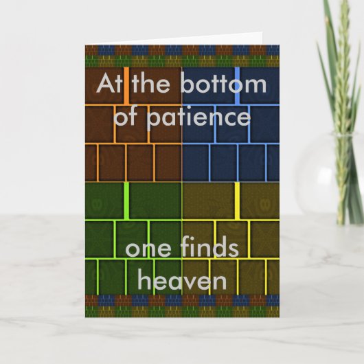 Wenskaart Verticale Sjabloon (Voorkant)