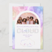 Wenskaart voor 9e verjaardag Cloud Nine - Pastel S Bedankkaart (Voorkant)
