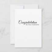 WENSKAART VOOR AFSTUDEREN KAART (Achterkant)