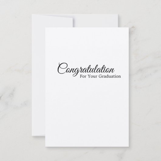 WENSKAART VOOR AFSTUDEREN KAART (Achterkant)