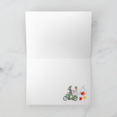 Wenskaart voor bruiloft van Chinese muur Kaart (Binnen)