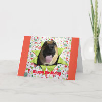 Wenskaart voor de verjaardag van de duitse herder