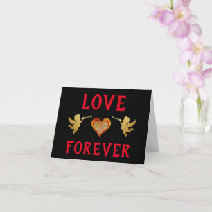 Wenskaart voor eeuwige liefde kaart
