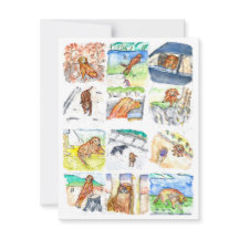 Wenskaart voor Golden Retriever